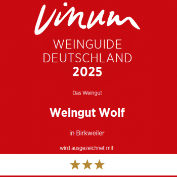 Auszeichnung des Vinum Weinguide 2025